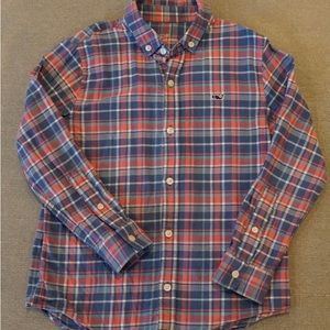 Vineyard Vines Boys Flannel Button Down Shirt
